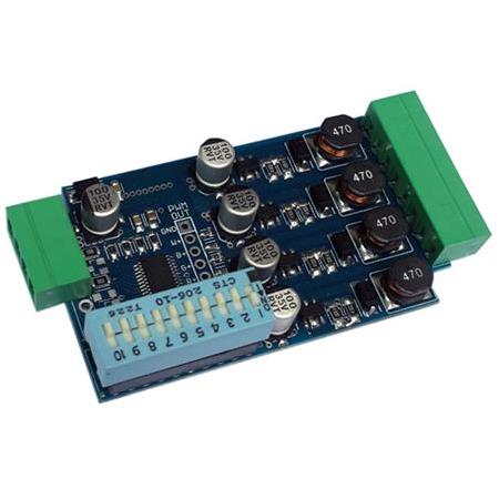 KRBDMX04PWM-2 RGBW DMX+PWM kontrol kartı