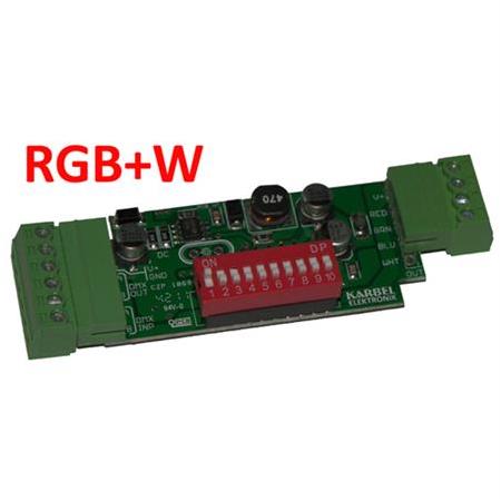 KRBDMX03-2 - DMX512 RGBW slave DMX kontrol kartı