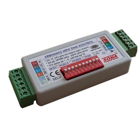 KRBDMX03K - 512 adres miniDMX kontrol kartı kutulu