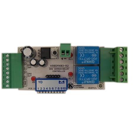 KRBDMX03-R2 - DMX RÖLE KONTROL KARTI