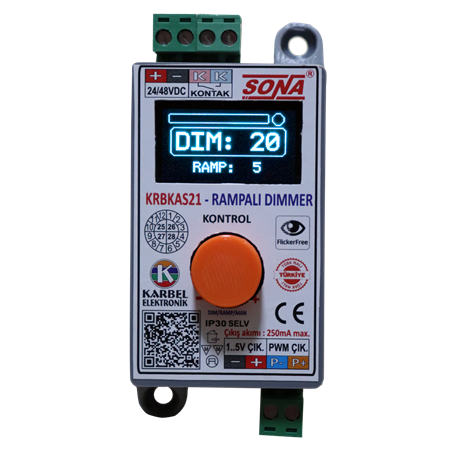 KRBKAS21-24/48V OLED RAMPALI DİMMER